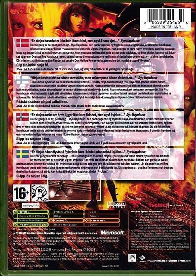 Ninja Gaiden- XBOX (B Grade) (Genbrug)